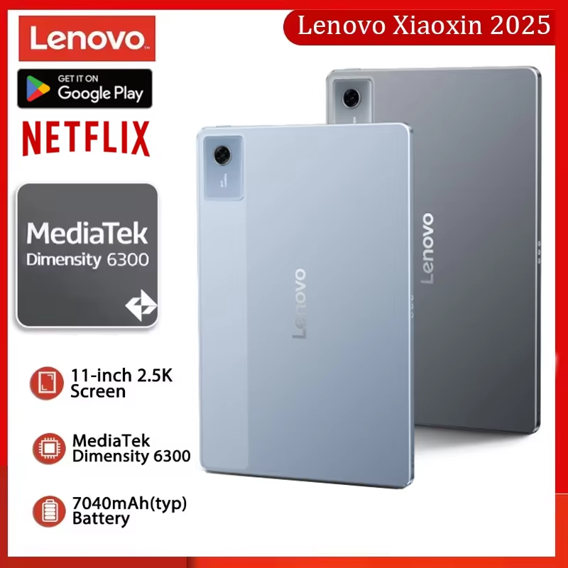 Lenovo Xiaoxin Pad 2025 11インチ MediaTek Dimensity 6300 学習タブレット 2.5K Dolby Atmos Android Wifi