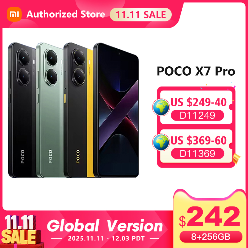 POCO X7 Pro 5G グローバル版 スマートフォン Dimensity 8400-Ultra 6000mAh 90W充電 50MP OISカメラ