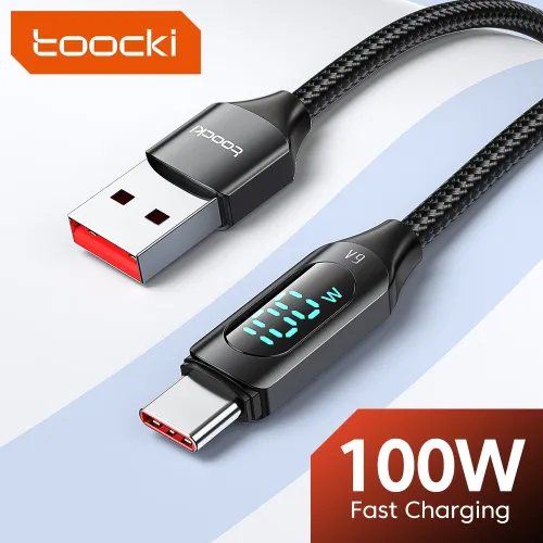Toocki 100W USB Type-C 高速充電データケーブル