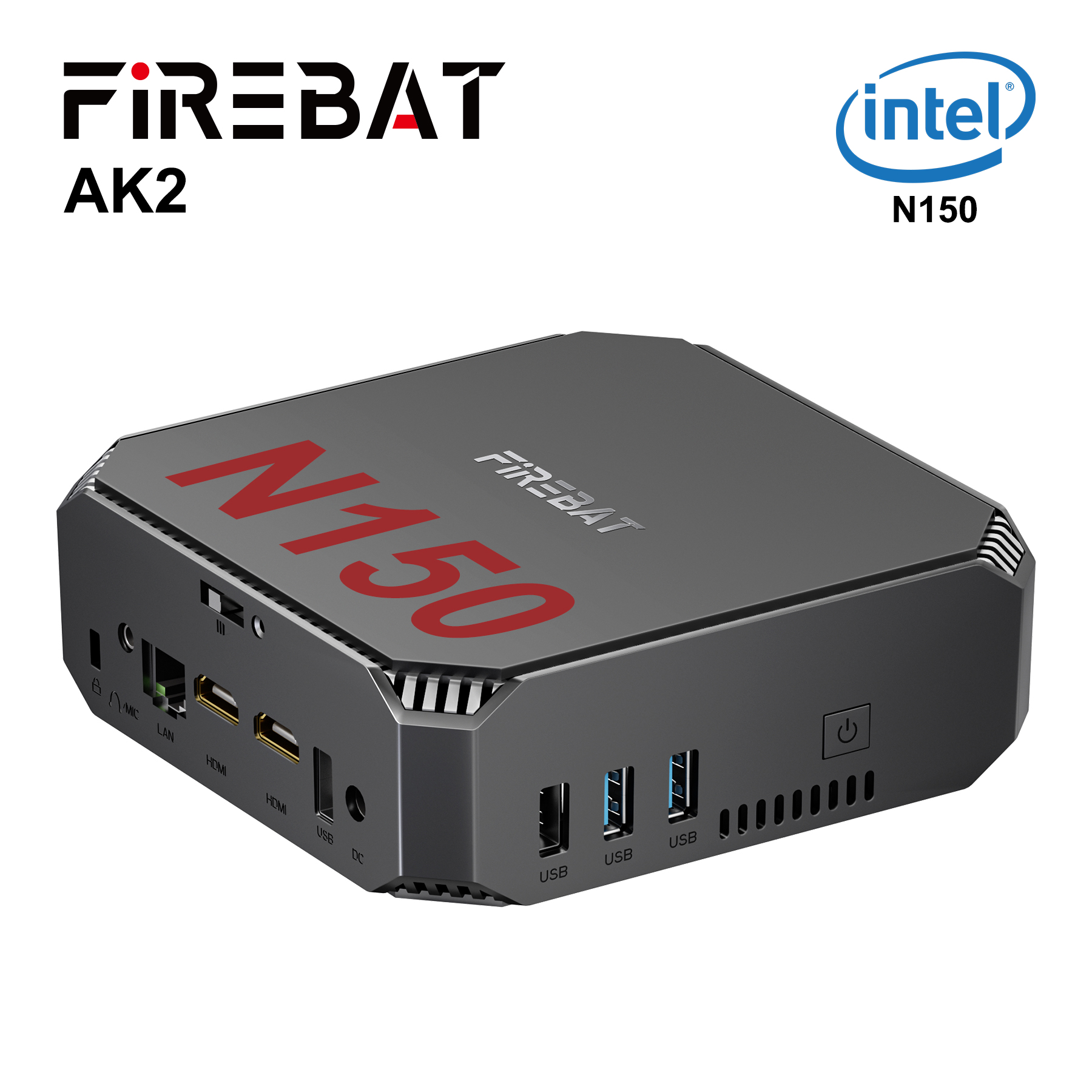 FIREBAT AK2 PLUS ミニPC N150/N100 16GB 512GB SSD Windows 11 Pro